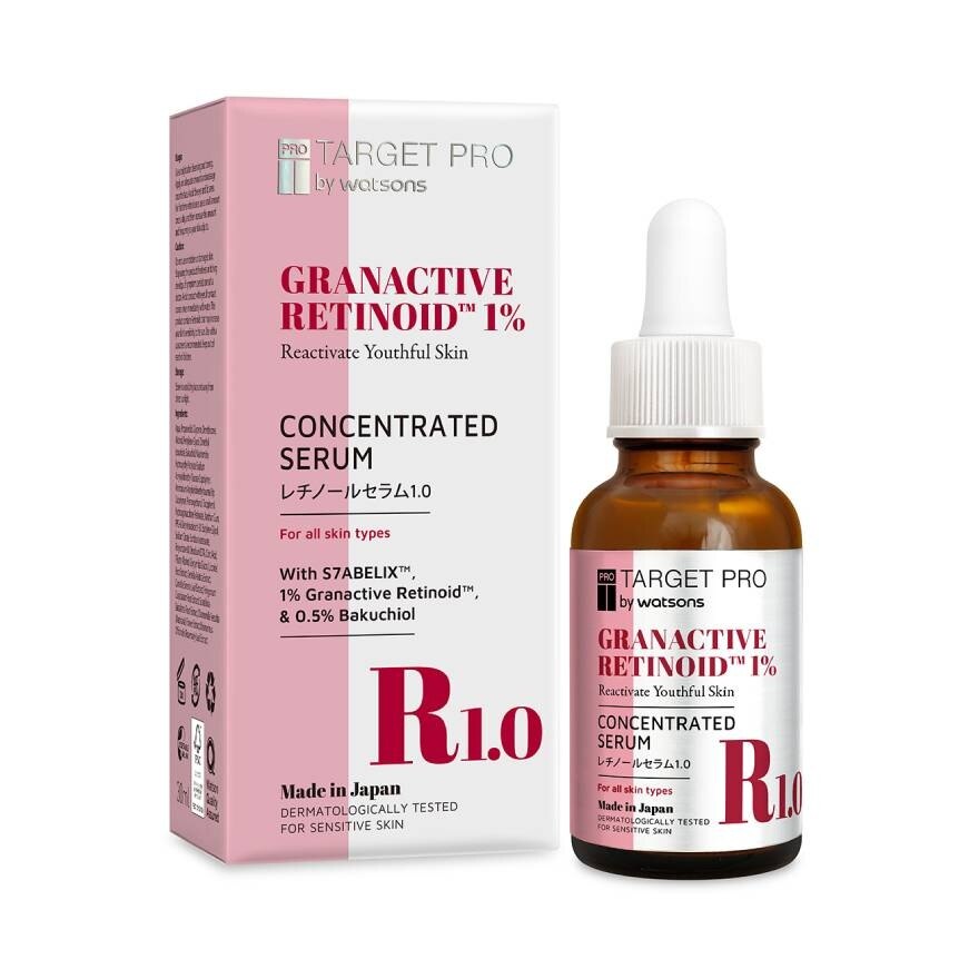Target Pro by Watsons Granactive Retinoid 1 Concentrated Serum 30ml.