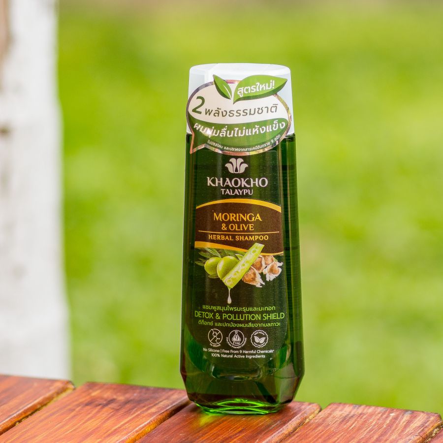 Безсульфатный шампунь с морингой и оливой 180 мл