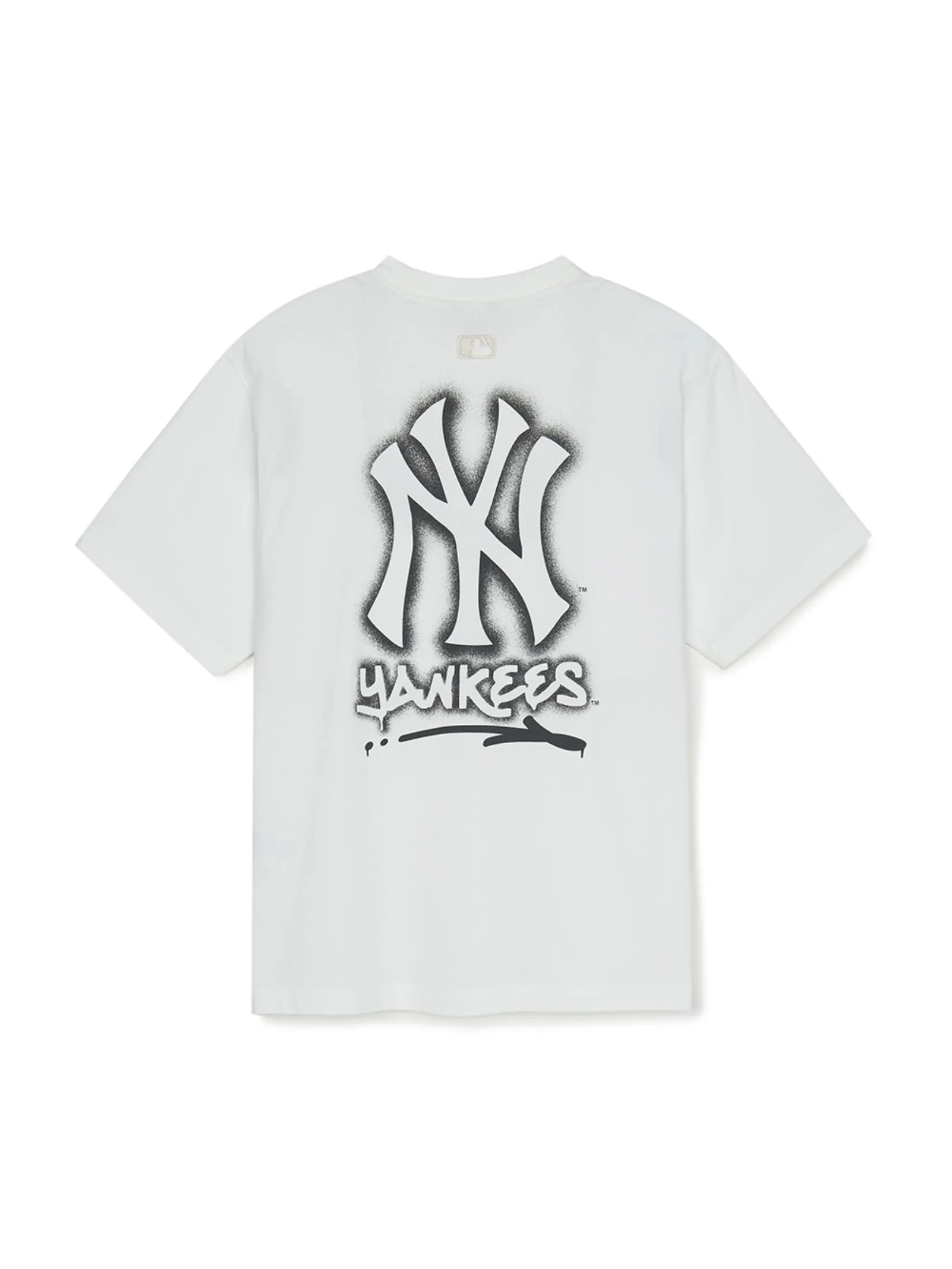 MLB Unisex Basic Mega Logo Oversized-Fit T-Shirt Model  3ATSB0353  50WHS  Off White