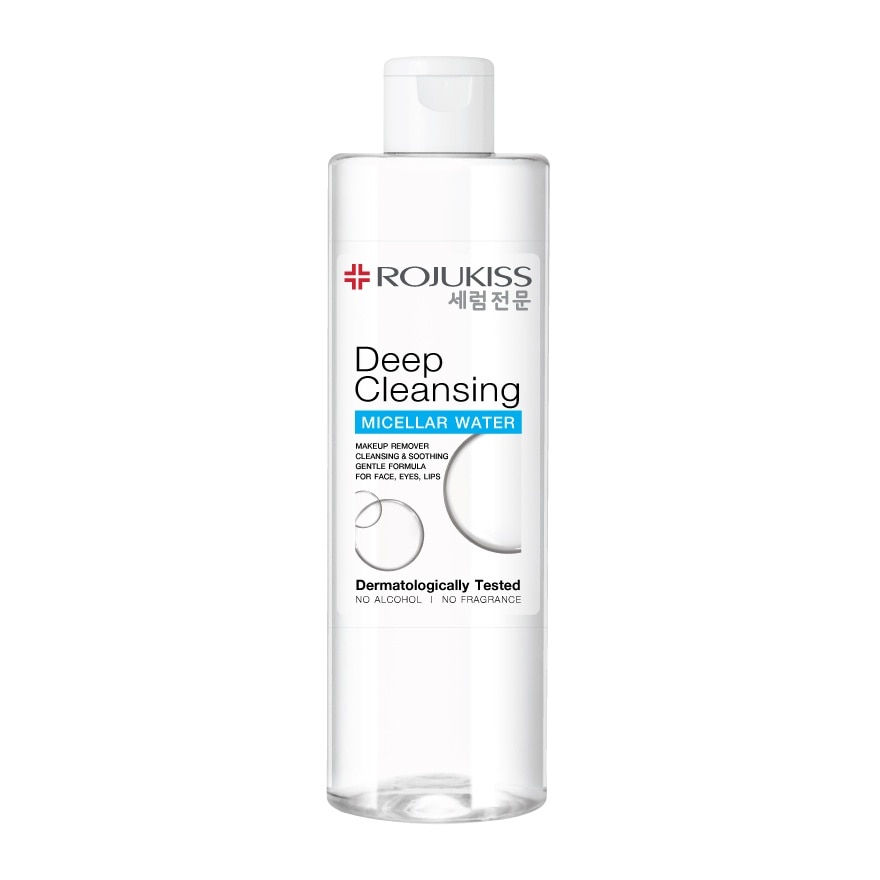 Rojukiss Micellar Water Deep Cleansing 400 Ml. - Blue