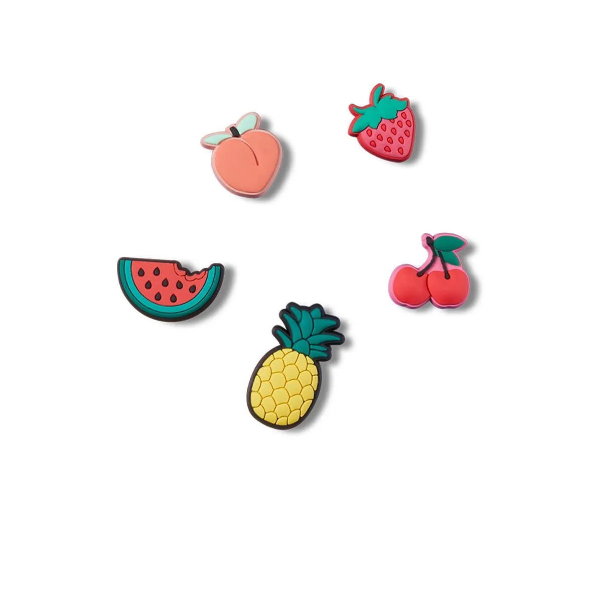 CROCS Jibbitz Shoes Charm Fav Fruits 5-Pack Multi Color - CR024AC983EDTH