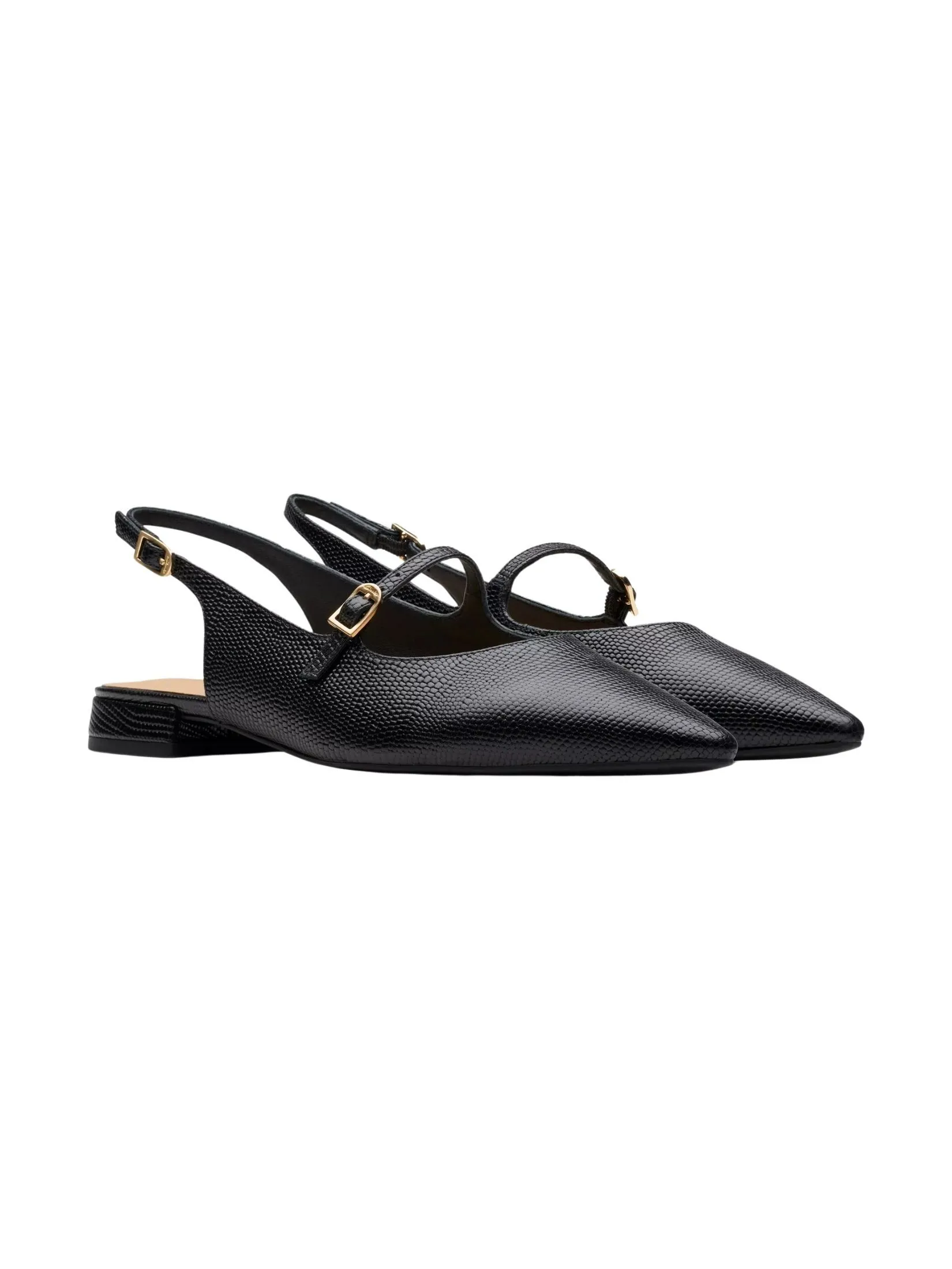 CLARKS SENSA 15 SHINE Black Interest Women's Mary Jane Flats