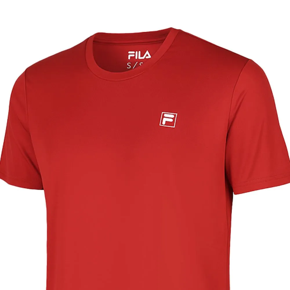 FILA Men Training T-Shirt Iconic Red - FI039AP084EMTH