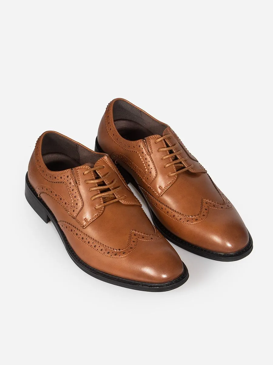KENNETH COLE MEN'S FORMAL SHOES MARQUEE TECH WT / COGNAC