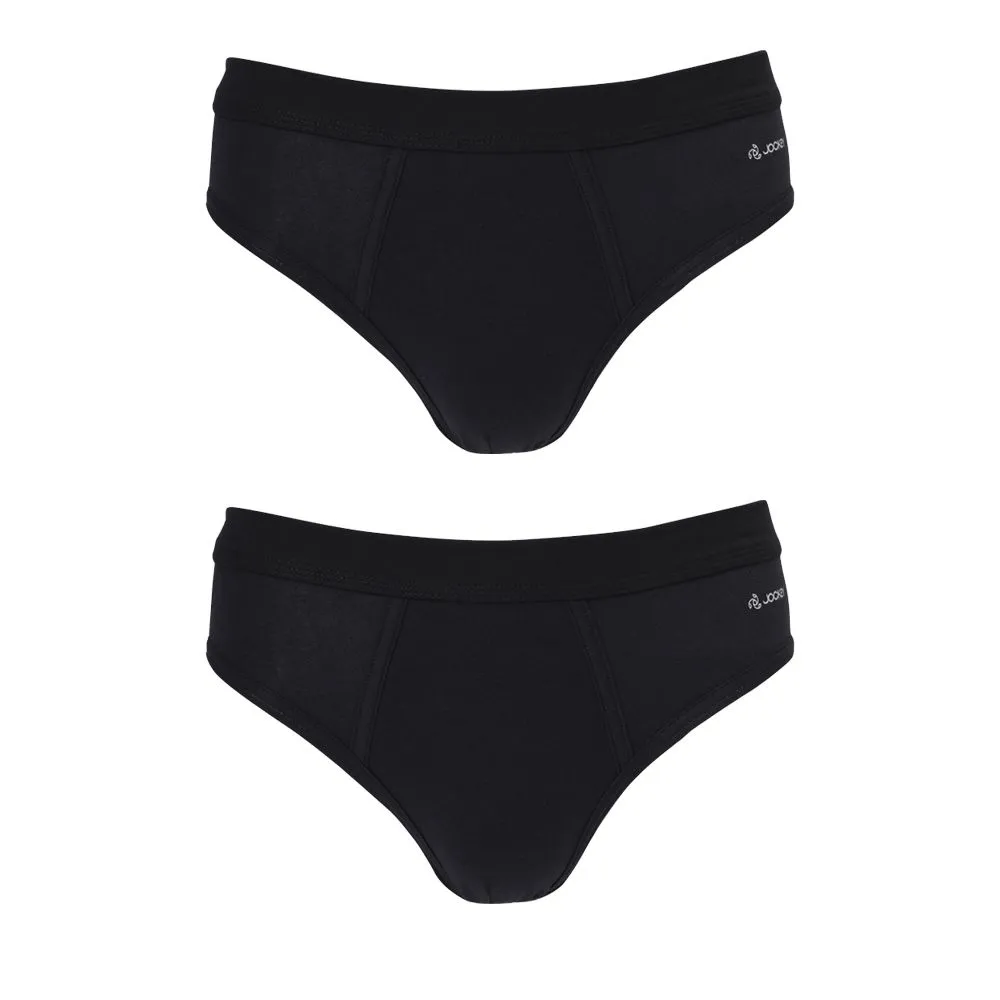 JOCKEY UNDERWEAR Underwear Cotton stretch KU 1046 Breif Black PACK 2 Size - L
