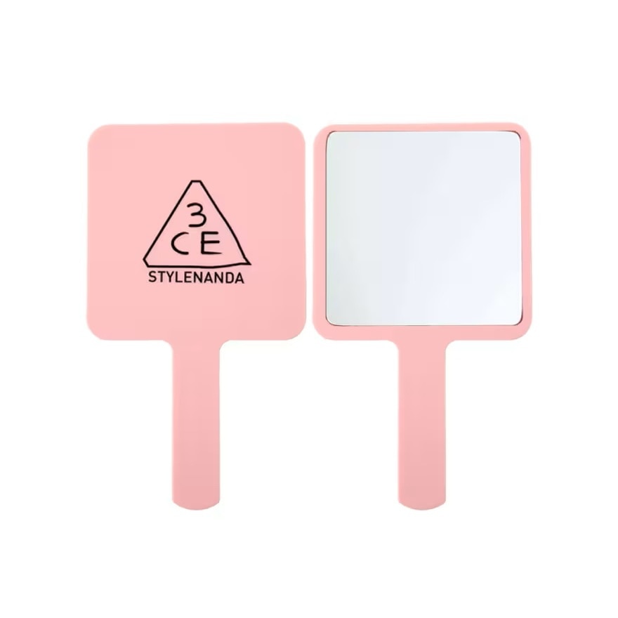 3CE Square Hand Mirror Mini Pink Rumour 1pcs. - Pink Roomer