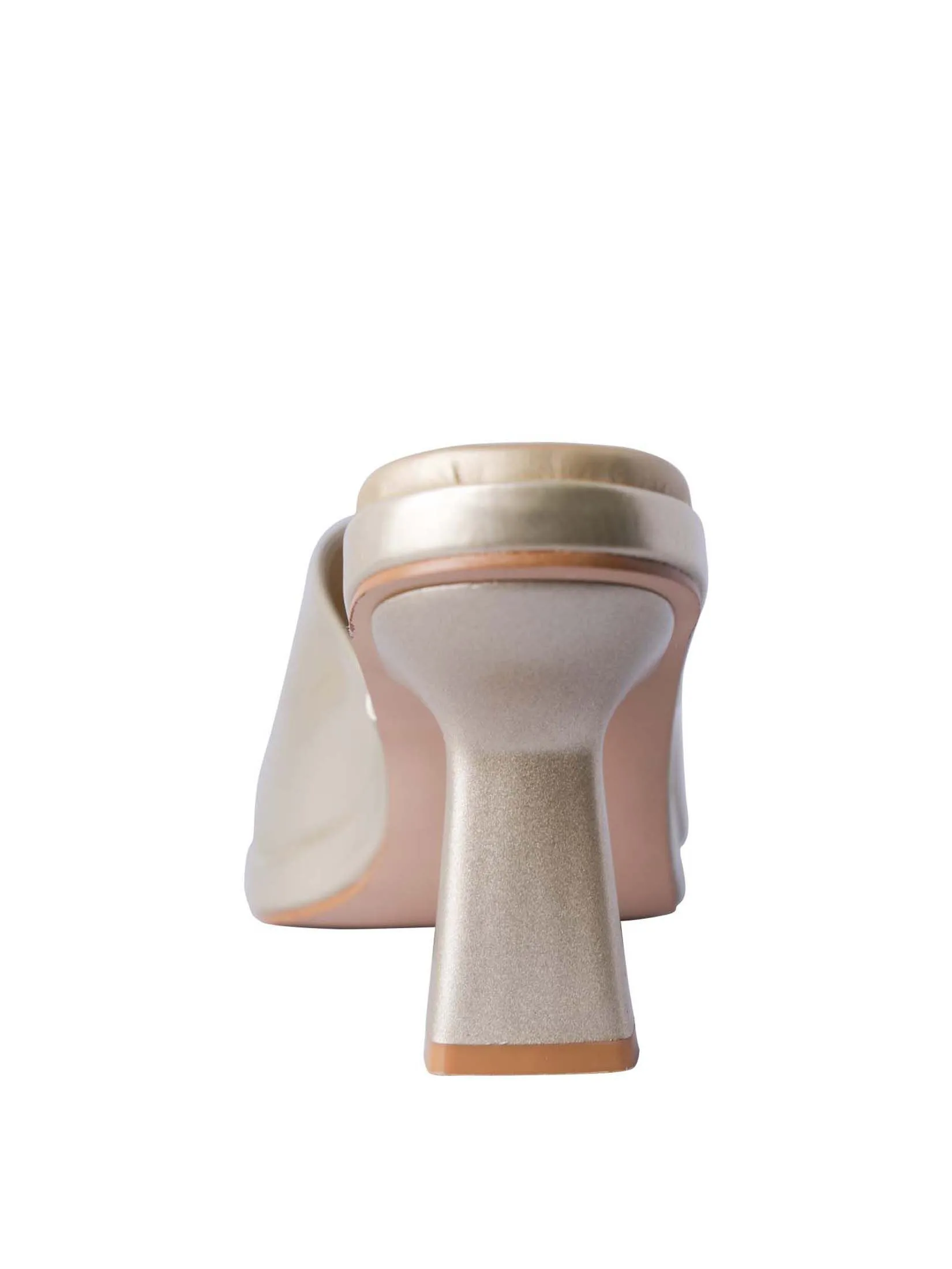 VILLAINS SF GENTLE BREEZE Women's Heeled Sandals GOLD PATENT