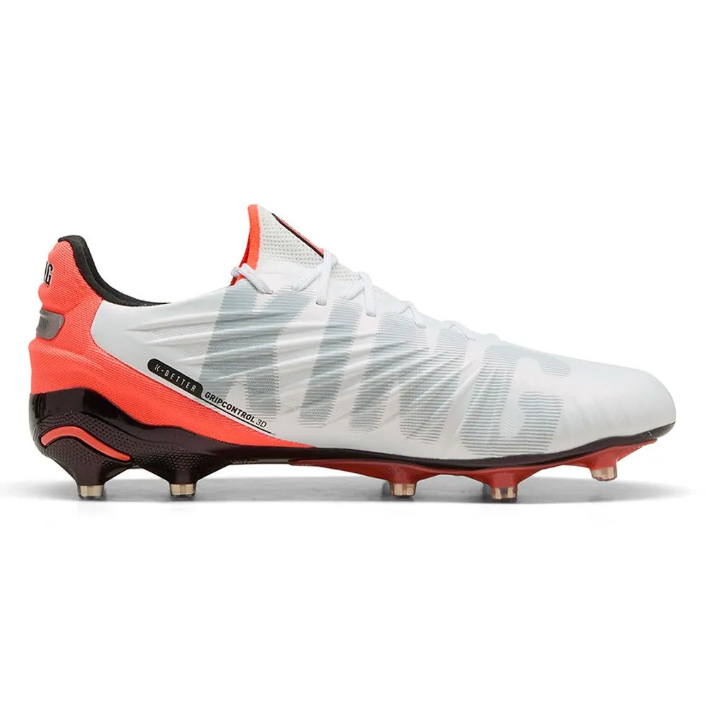 PUMA King Ultimate FG/AG Unisex Football Shoes White - PU097SH482ENTH