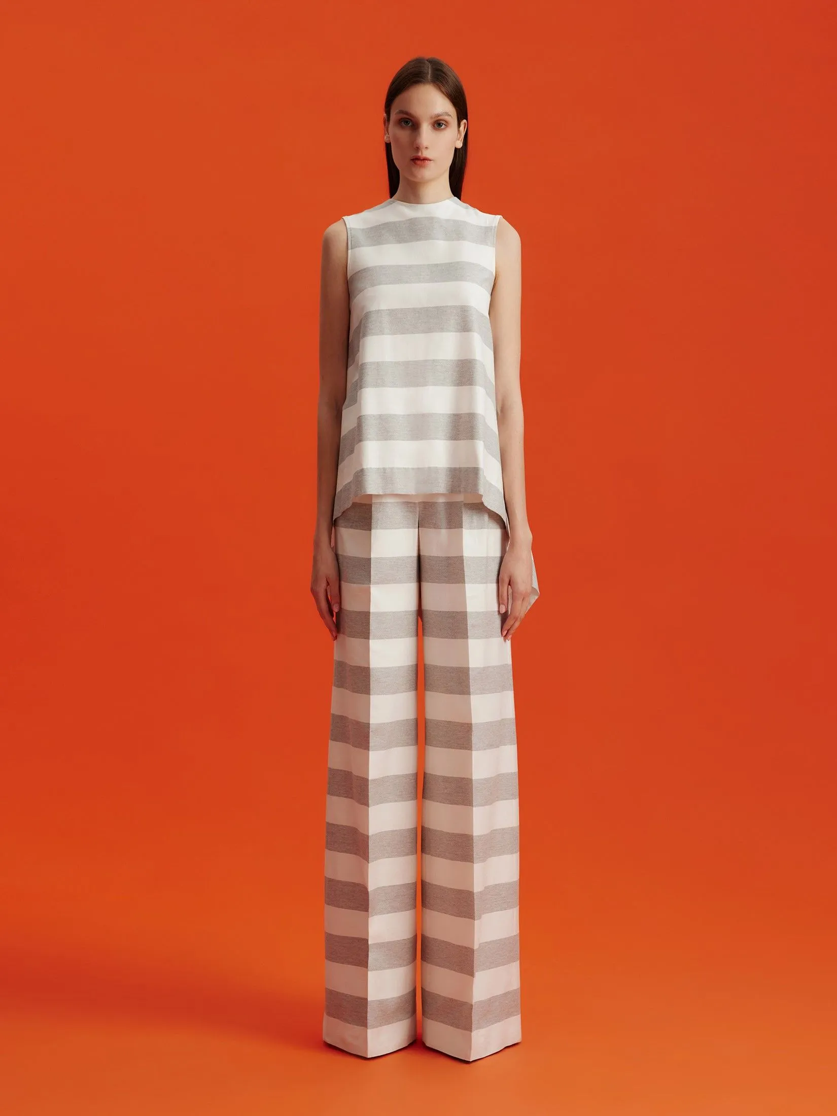 ASAVA (AW24 )Avianna Women Classic Pants Grey