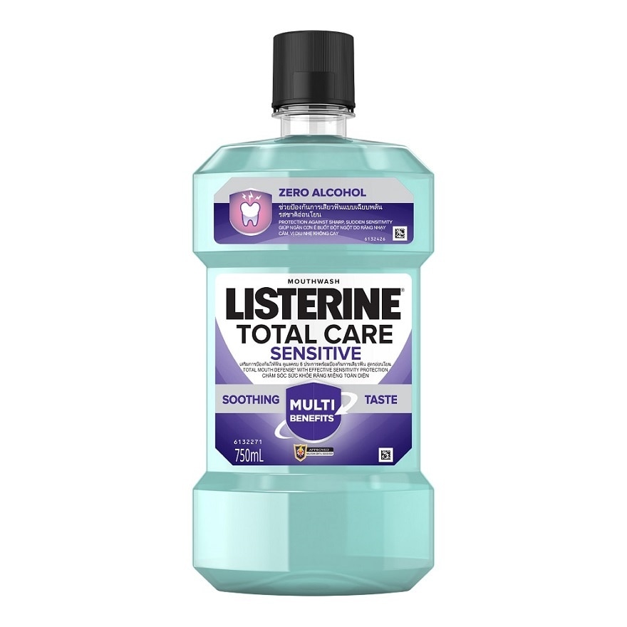 Listerine Mouthwash Total Care Sensitive Soothing Taste 750 Ml.