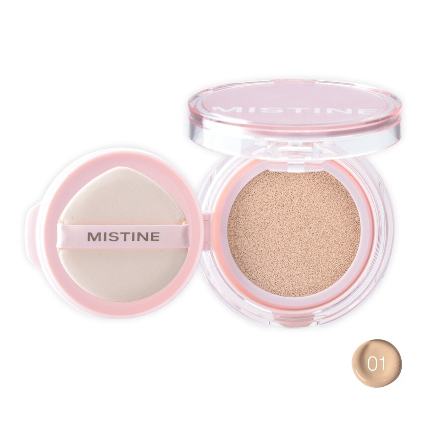 Mistine Matte&Light SPF50+ Air Cushion01 - 02 lvory
