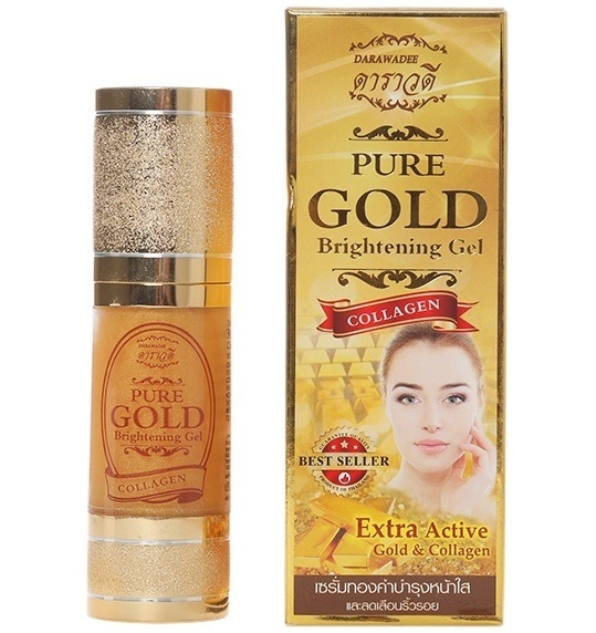 Сыворотка с золотом и коллагеном для омоложения лица Darawadee 30 мл