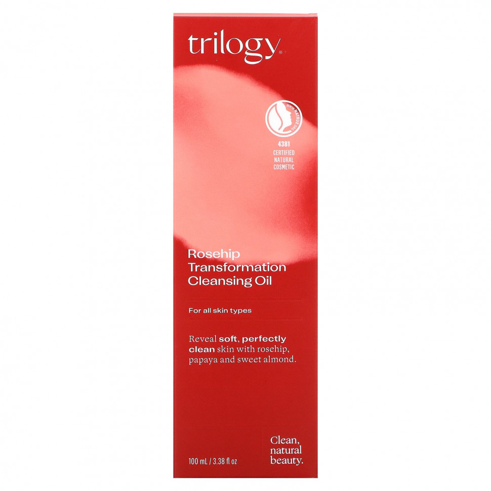 Trilogy, Очищающее масло с шиповником, 100 мл (3,38 жидк. Унции)