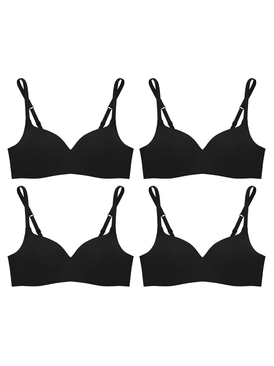 SABINA [Pack 4 Piece] Bra Pretty Perfect Collection - Black Size - D36