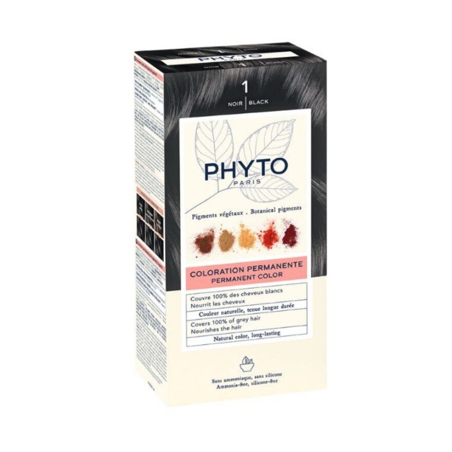 Phyto Permanent Color Ammonia-Free 1 Black