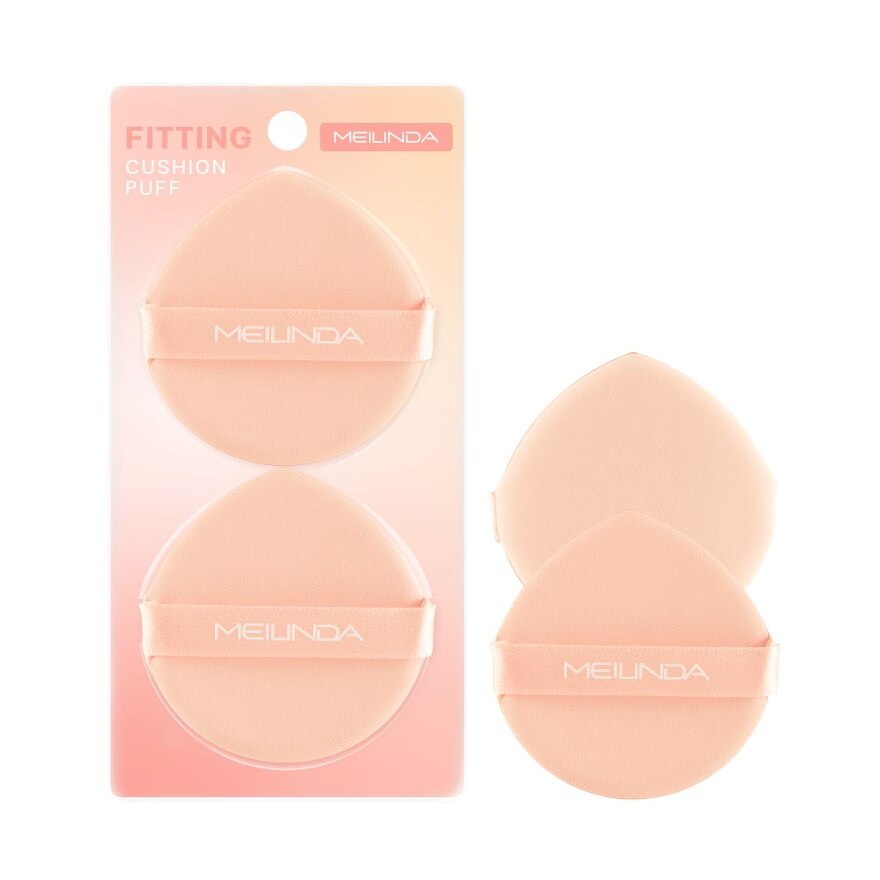 Meilinda Fitting Cushion Puff 2pcs. - pink