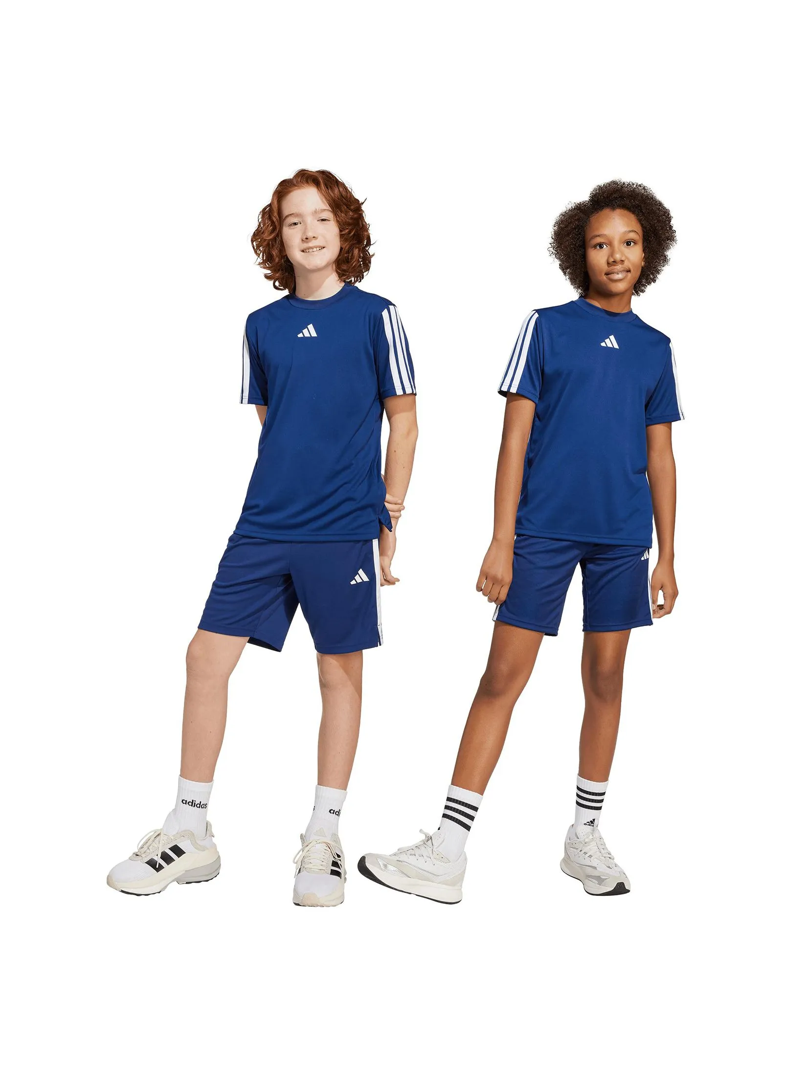 ADIDAS KIDS Unisex Kids Shorts Train Essentials 3-Stripes Dark Blue