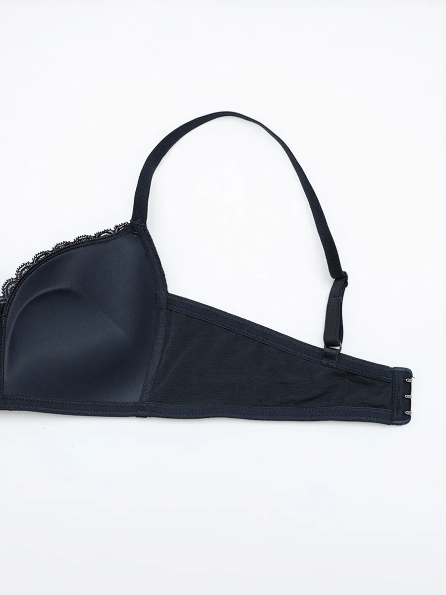 SABINA Modern V Woman Wireless Bra - Dark Blue