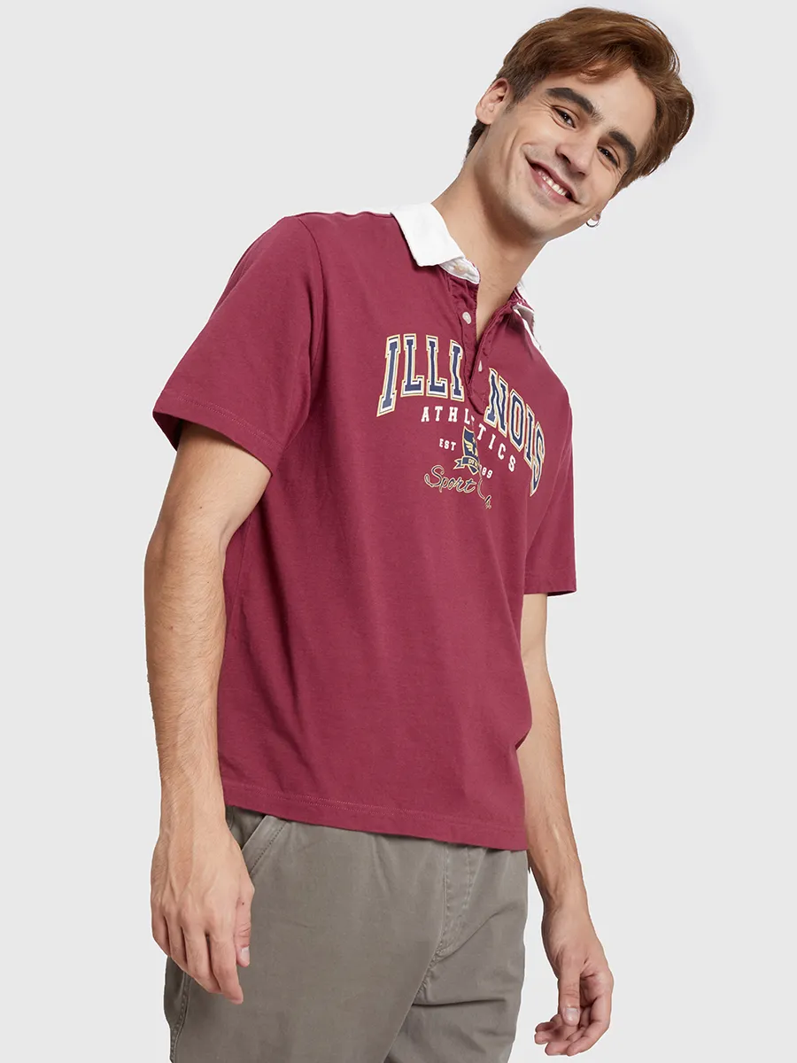 DEFRY 01 Men Polo Short Sleeves Red