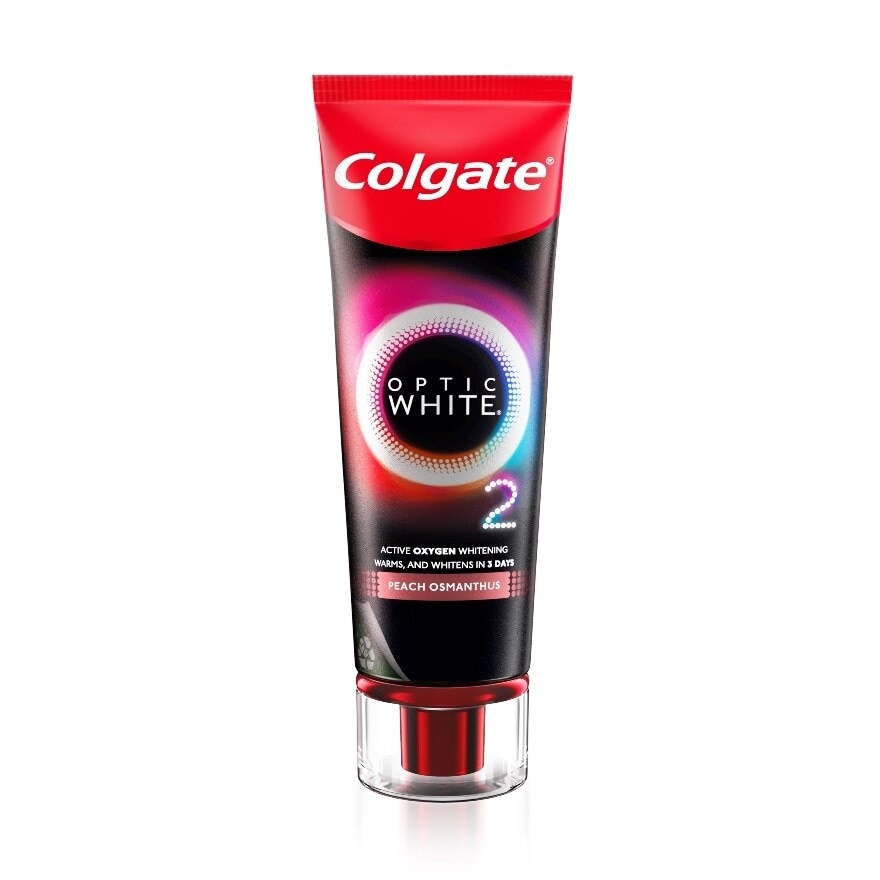 Colgate Toothpaste Optic White O2 Peach Osmanthus 85 G. - Peach