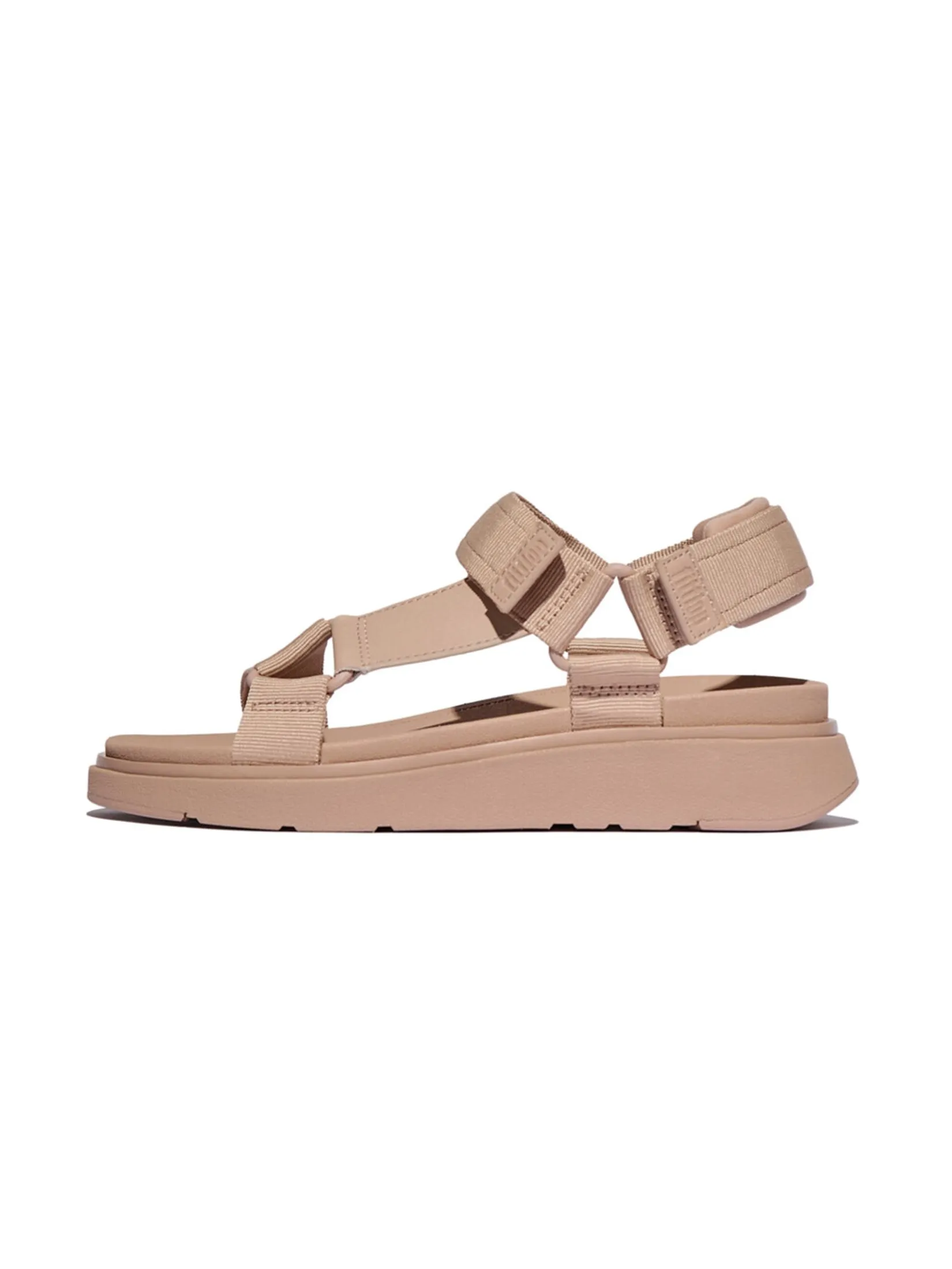 FitFlop™ WOMEN'S GEN-FF ADJ.WEBBING/LEATHER B/S BEIGE