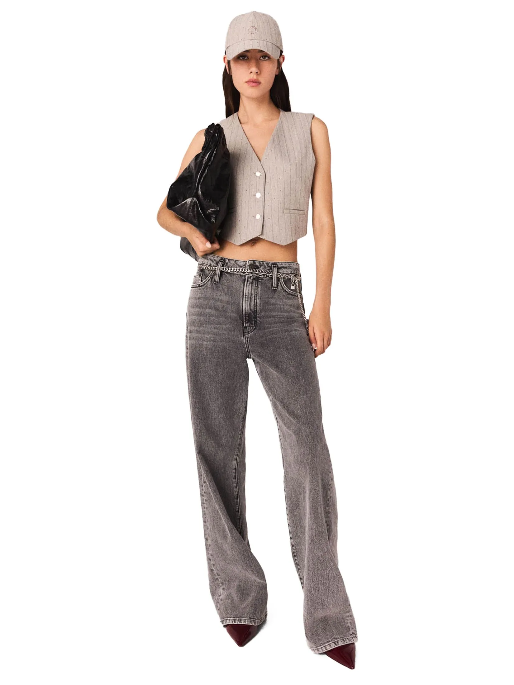 MAJE Women Jacket Diamanté Tailored Size - 36 EU