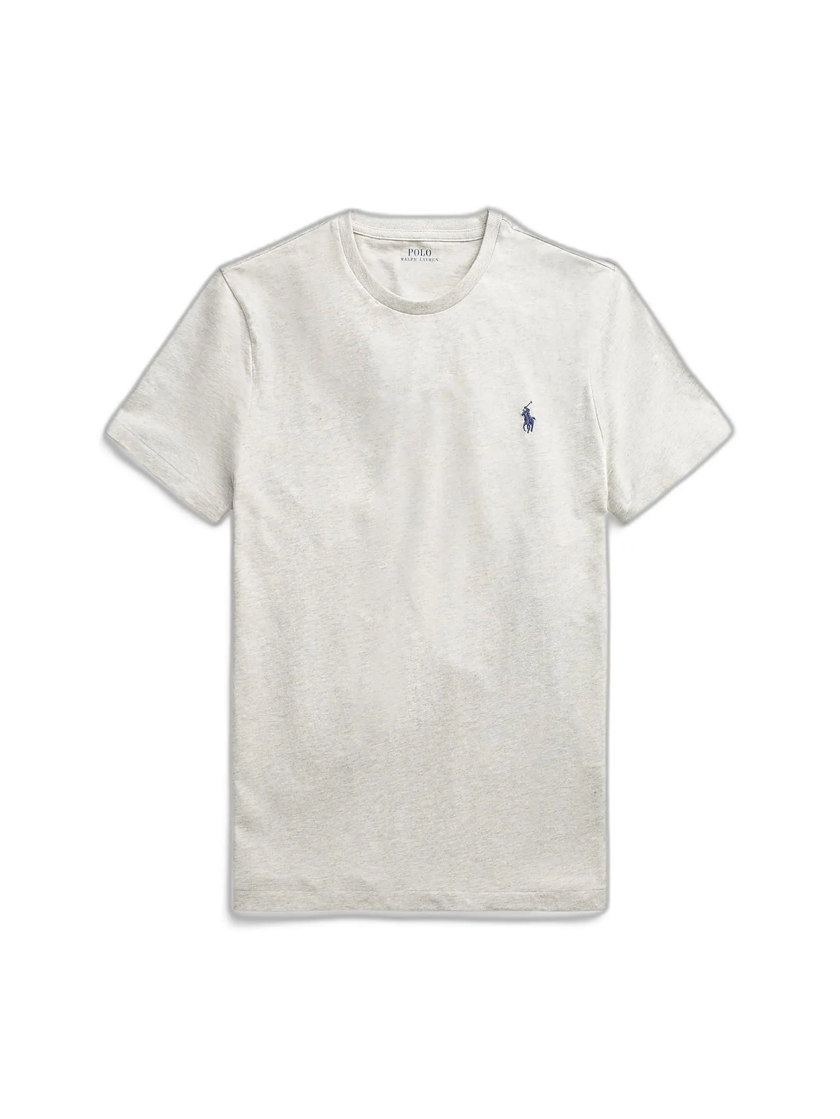 POLO RALPH LAUREN Polo Ralph Lauren TEE-Custom Slim Fit Jersey Crewneck T-Shirt MNPOTSH1N820198 020 GREY