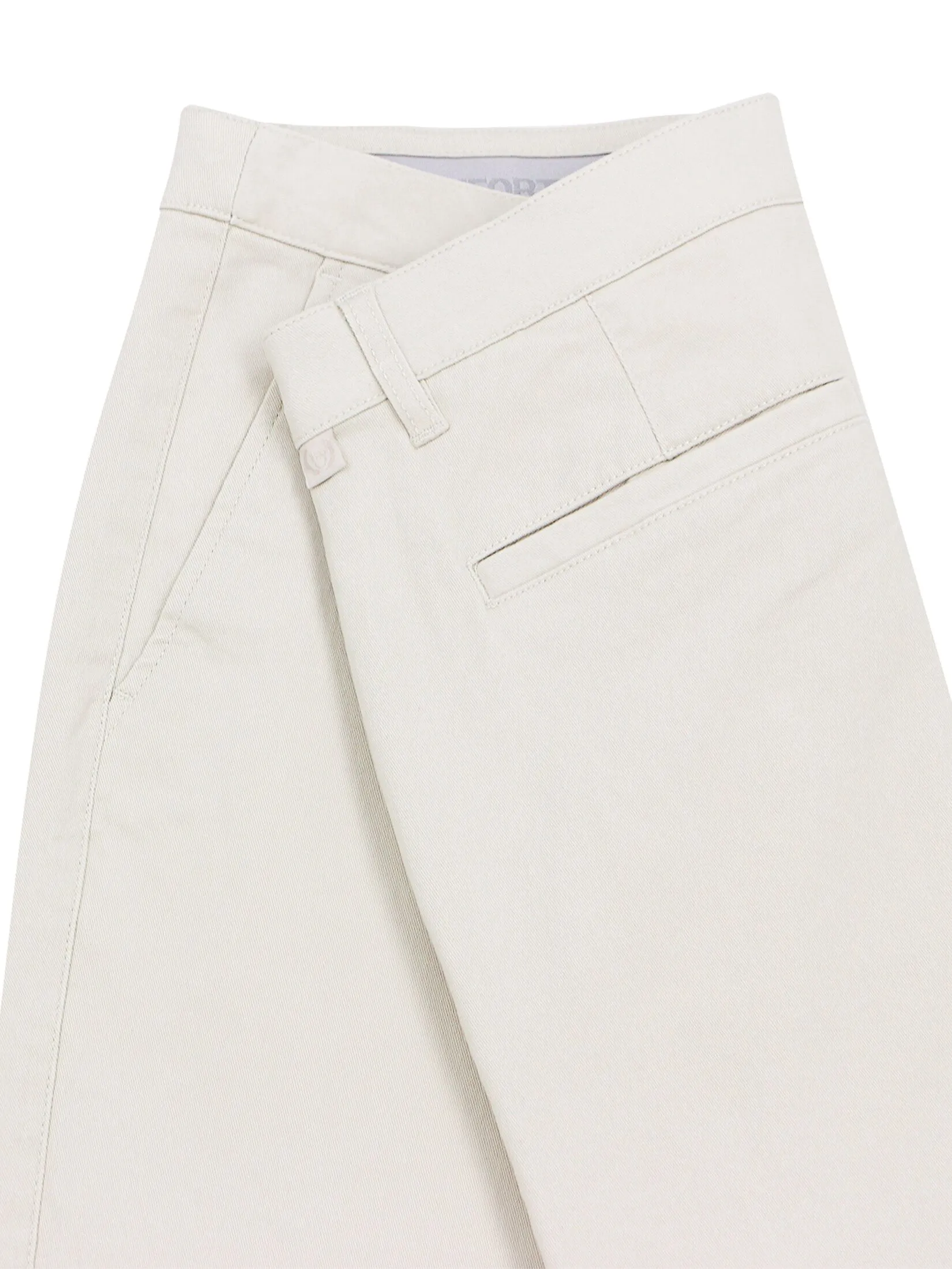 GIORDANO Men's Low-Rise Skinny Stretch Pants (180° Elastic Waistband) Creamware Khaki