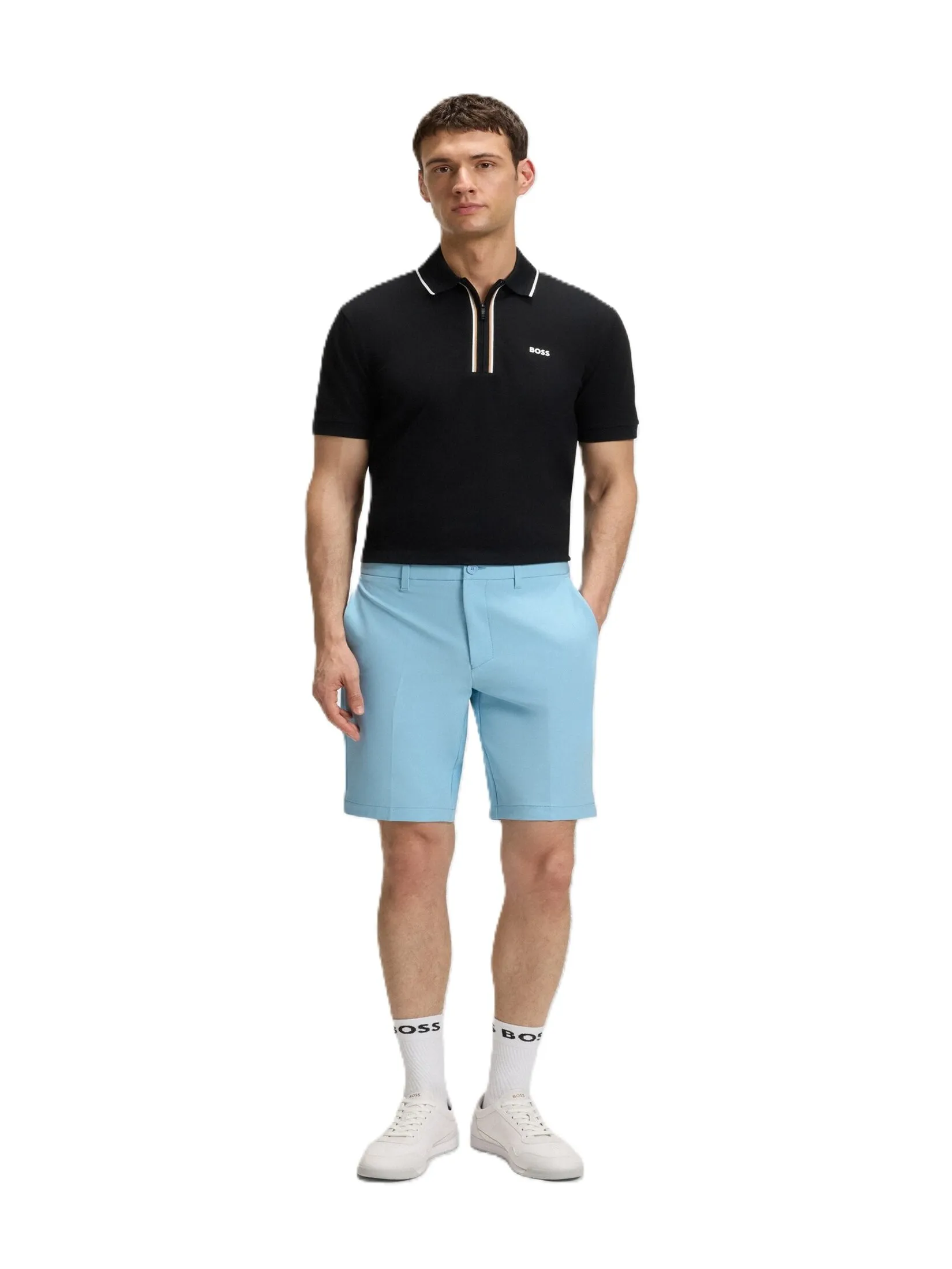 BOSS Men s Chino Shorts Light Blue