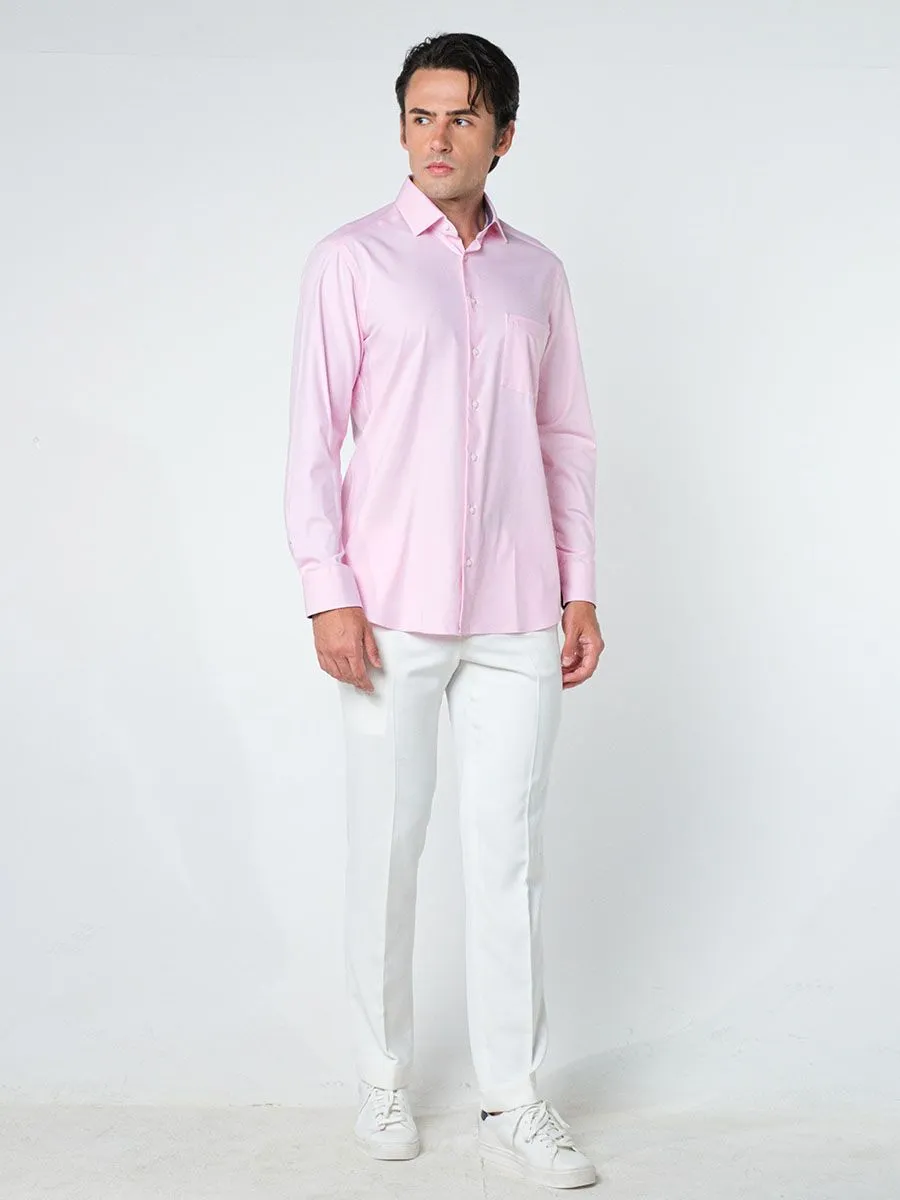 OLYMP CLIMATE CONTROL - MEN SHIRT LONG SLEEVES MODERN FIT  PINK