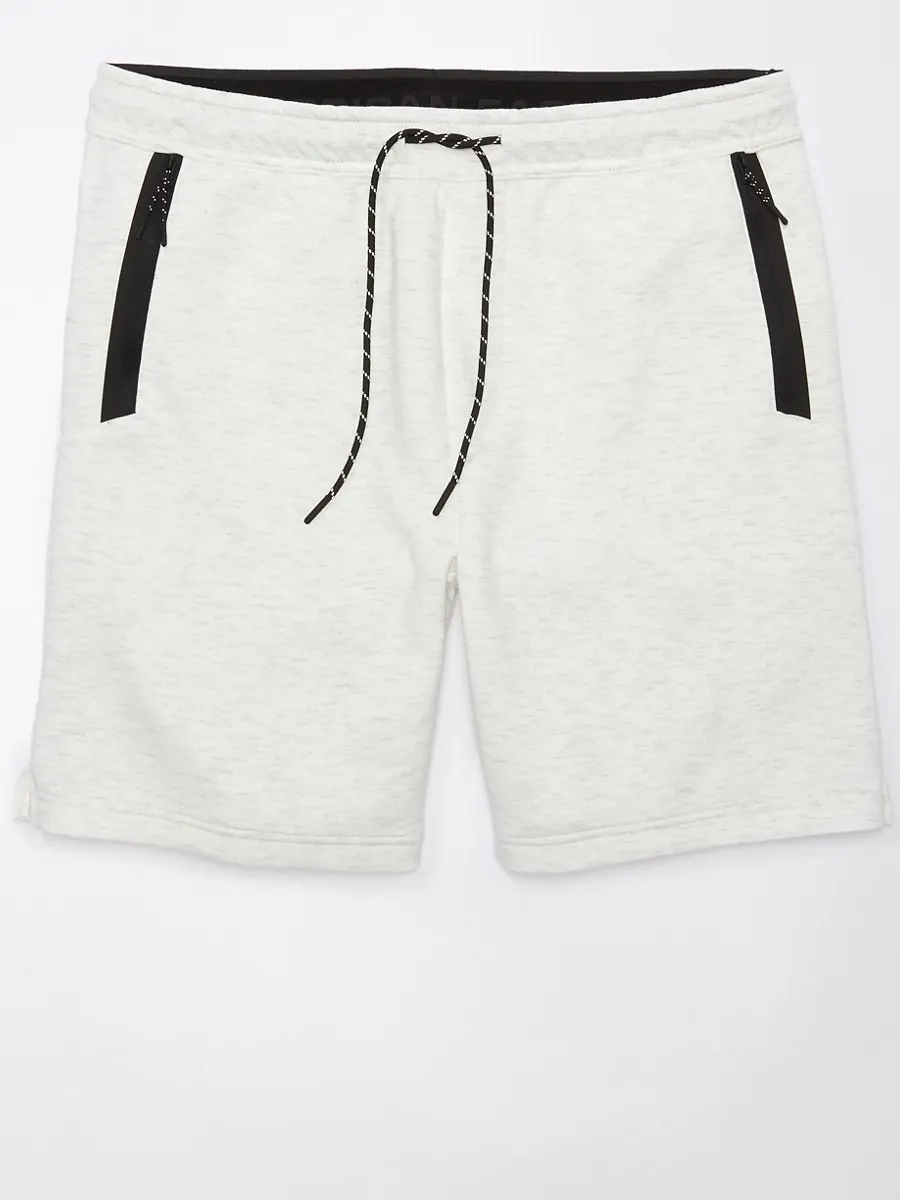 AMERICAN EAGLE MEN 7626 MANCHEGO HEATHER SHORT 062 HEATHER FROST