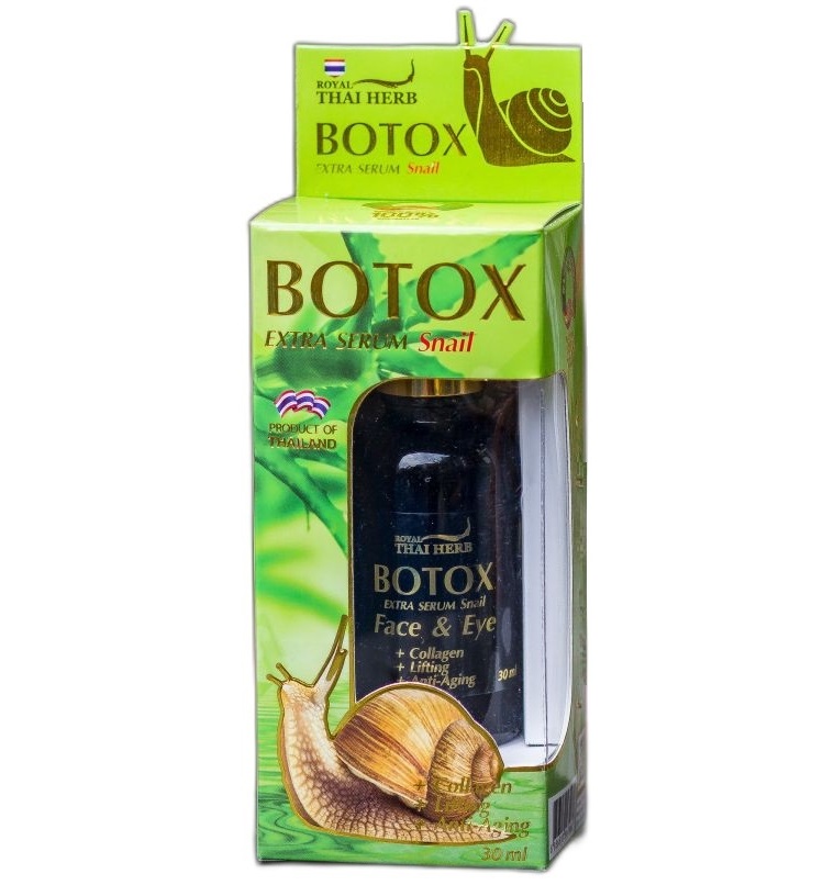 Улиточная сыворотка с эффектом ботокса Royal Thai Herb 30 мл