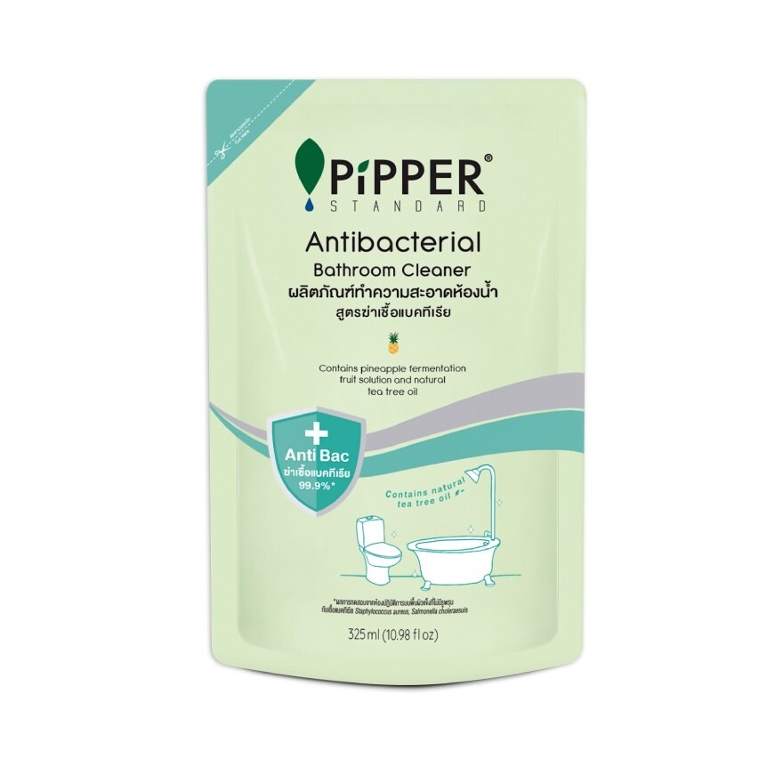 Pipper Standard Antibacterial Bathroom Cleaner Refill 325 Ml. - Green
