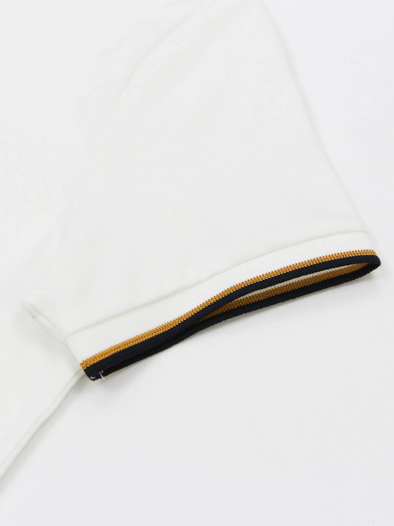 GIORDANO Women's Slim Lycra Pique Embroidery Polo (Signature) Signature White