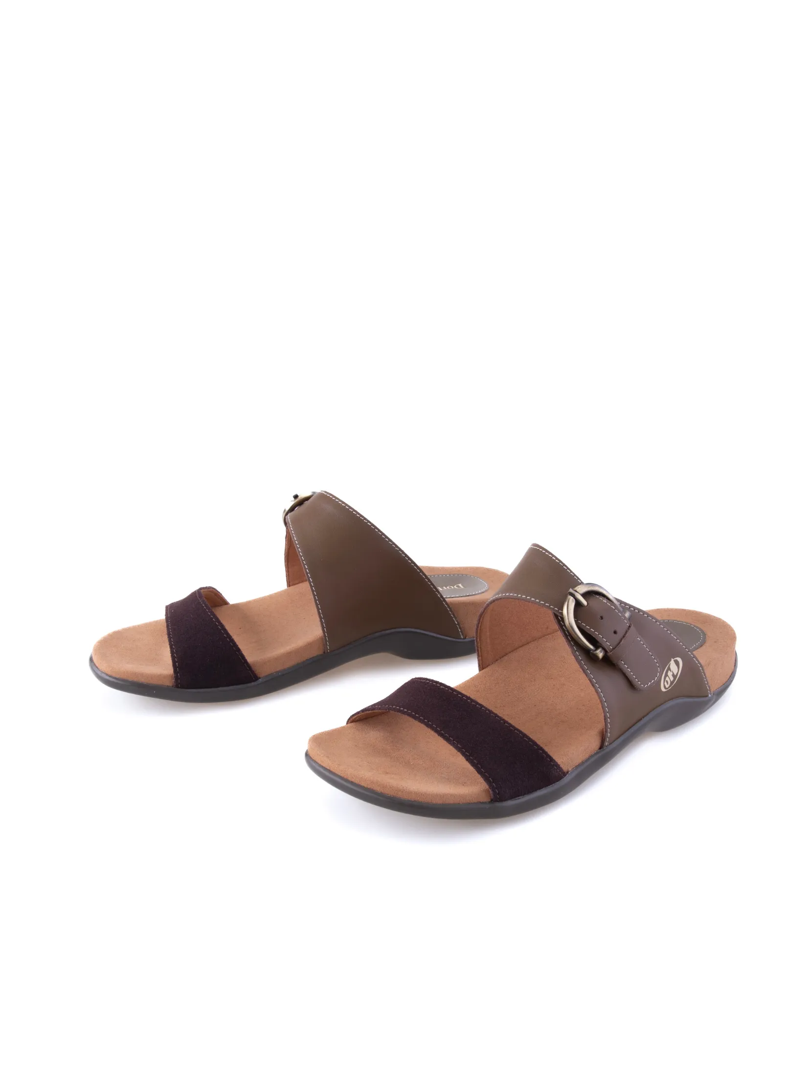 DORTMUEND Women Flats Jenna Taupe-Brown