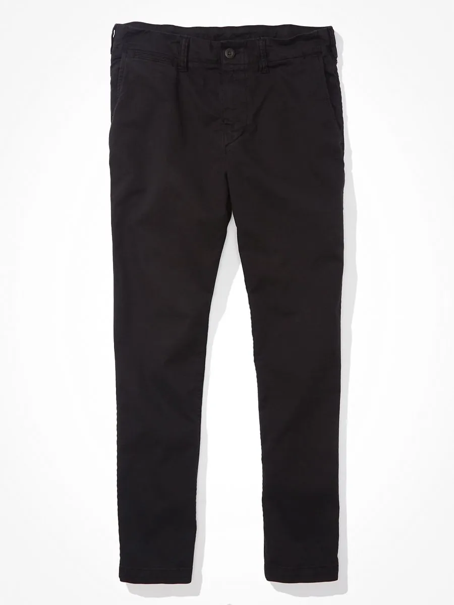 AMERICAN EAGLE MEN 4603 SLIM CHINO ROCKWELL 001 BLACK