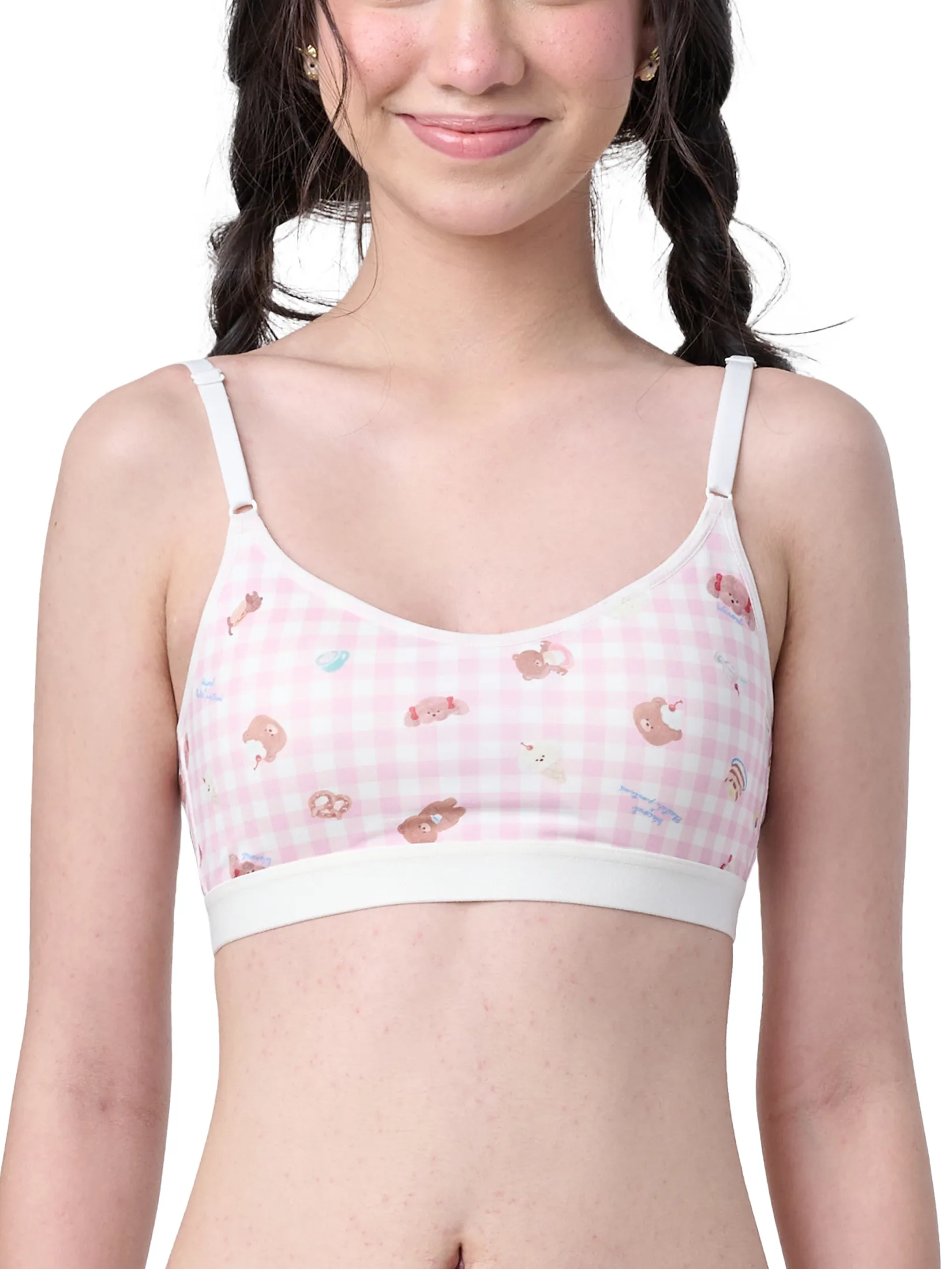 WACOAL Women Teen Smart size bra Collection Plaifah.postcard Pink