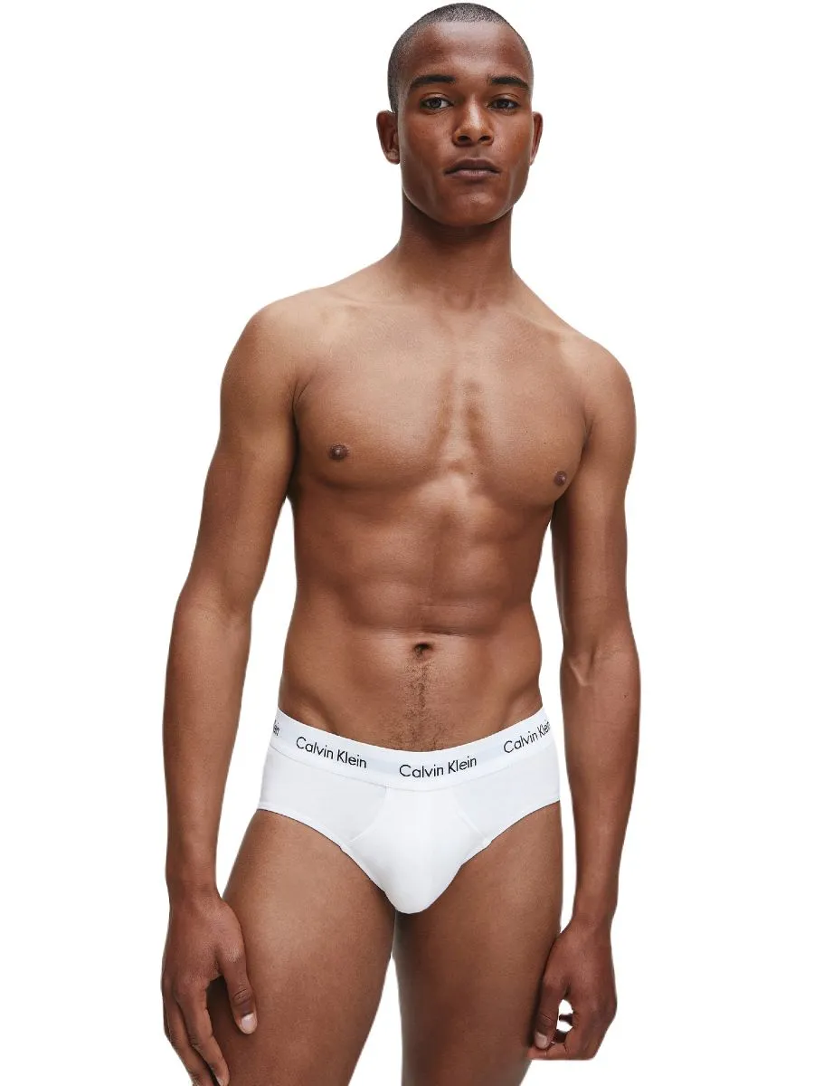 CALVIN KLEIN Men's Cotton Stretch Hip Brief 3Pk Multicolor