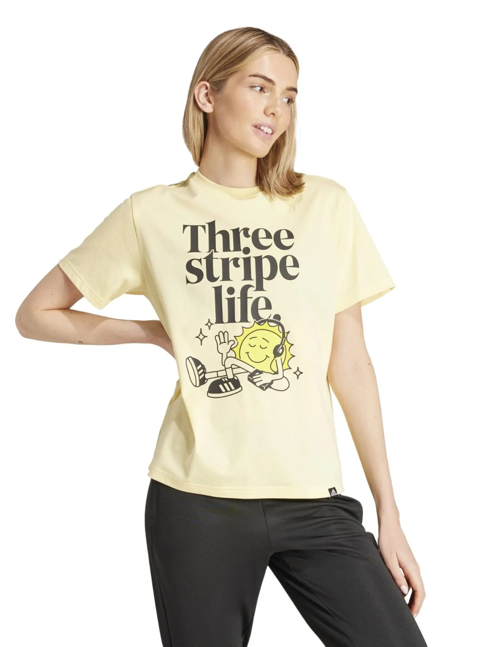 ADIDAS Women T-Shirt Positivity Graphic