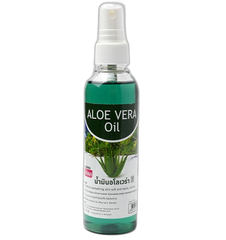 Масло для массажа с алое вера Banna 120 или 450 мл