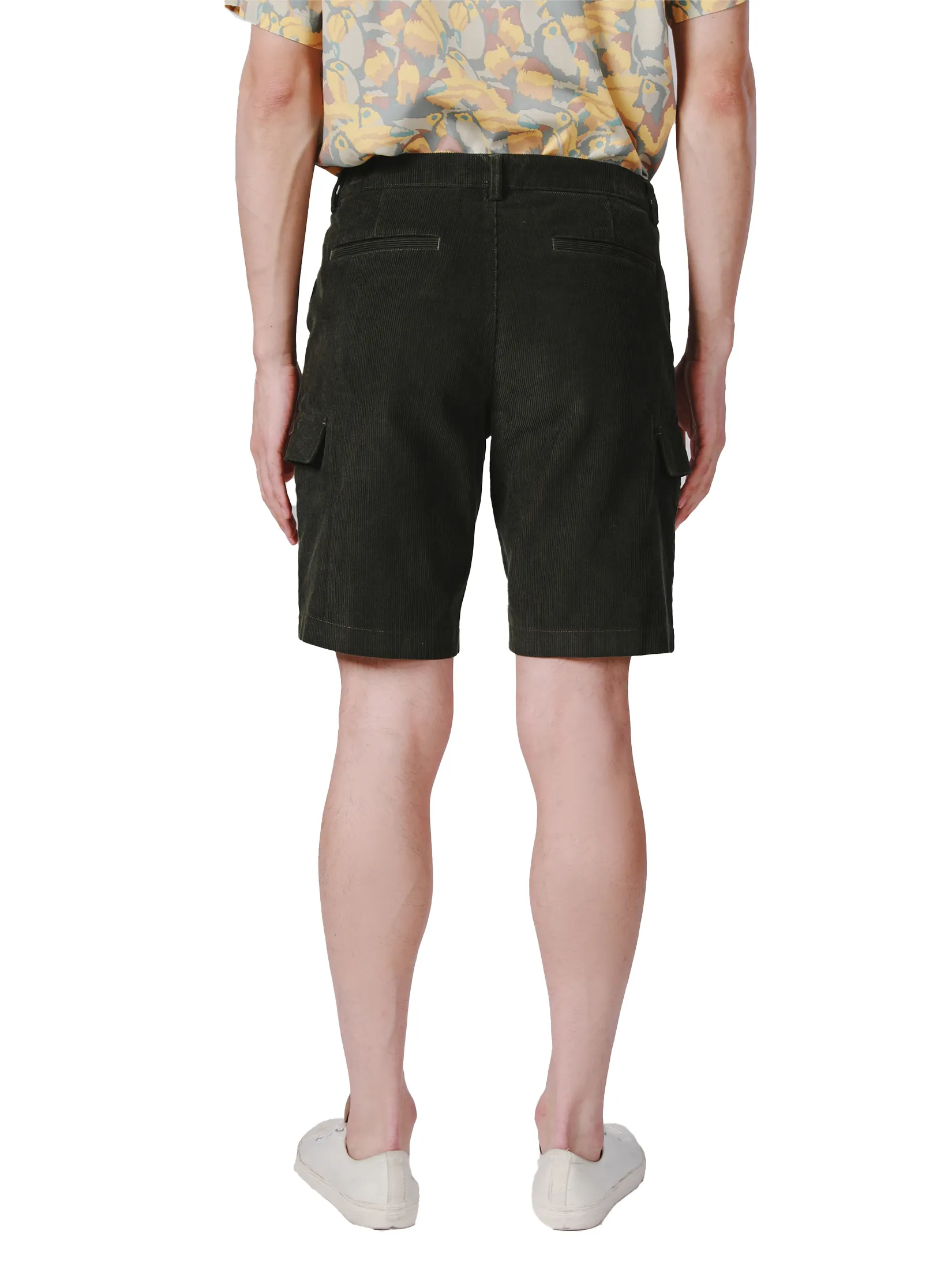 JOHN HENRY Men s Shorts (Slim Fit) SONGKRAN FESTIVAL Moss Green