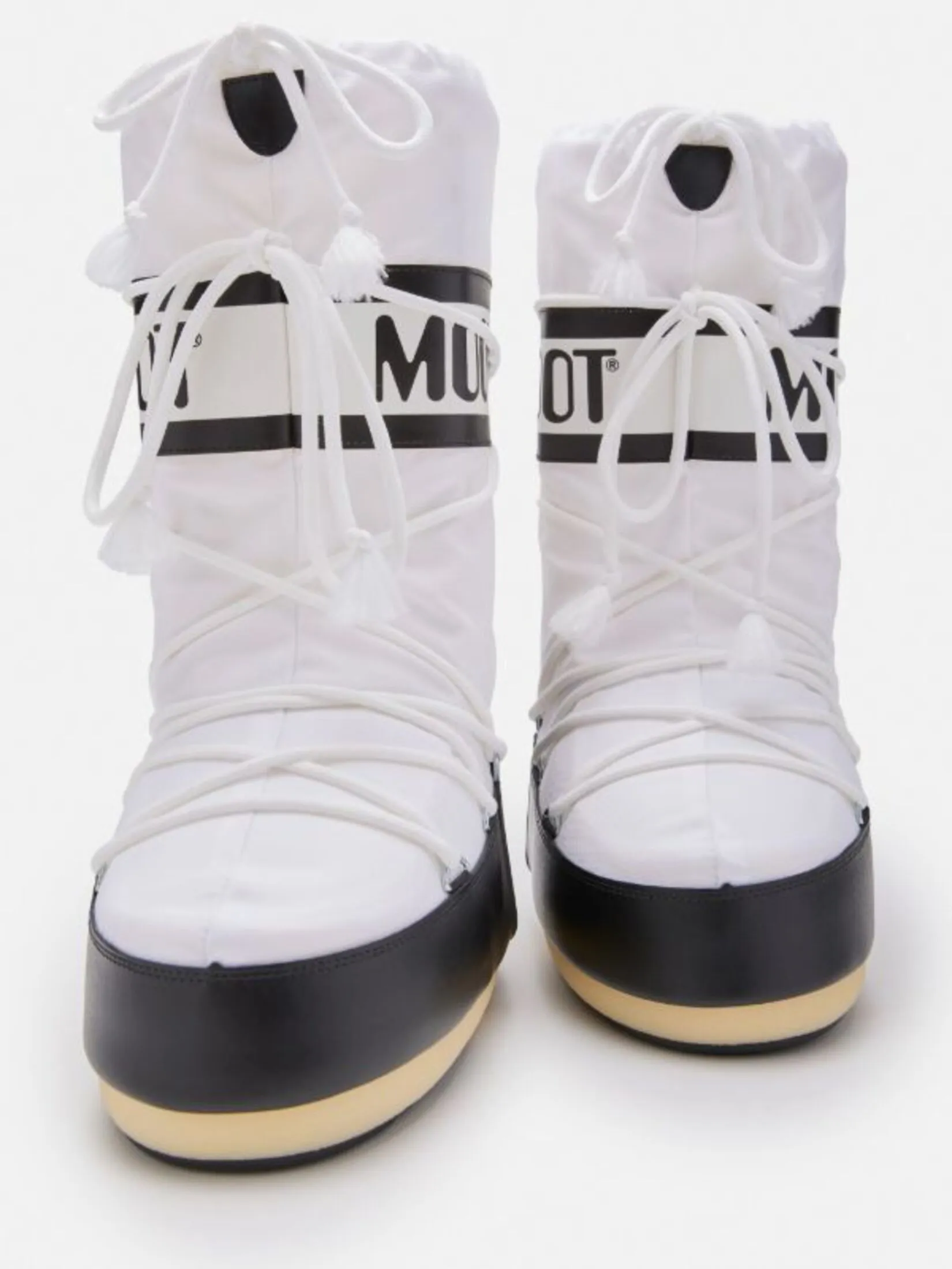 MOON BOOT Ski Boots Icon Nylon Black/White
