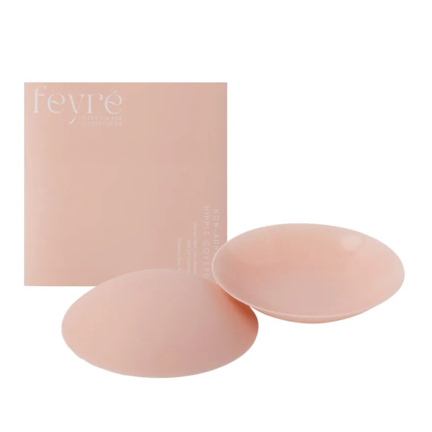 Feyre Opaque No Glue Nipple Covers 8cm Porcelain