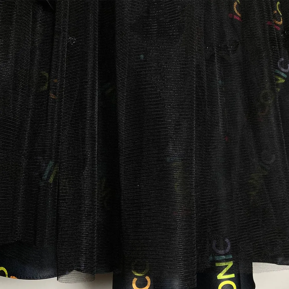 ICONIC BLACK HEARTLY SKIRT