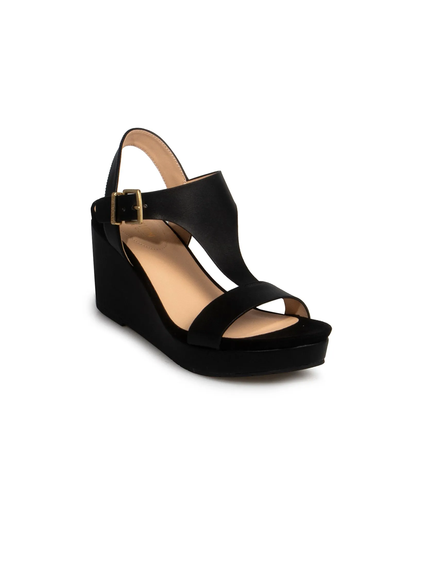 KENNETH COLE WOMEN WEDGES CAMI / BLACK