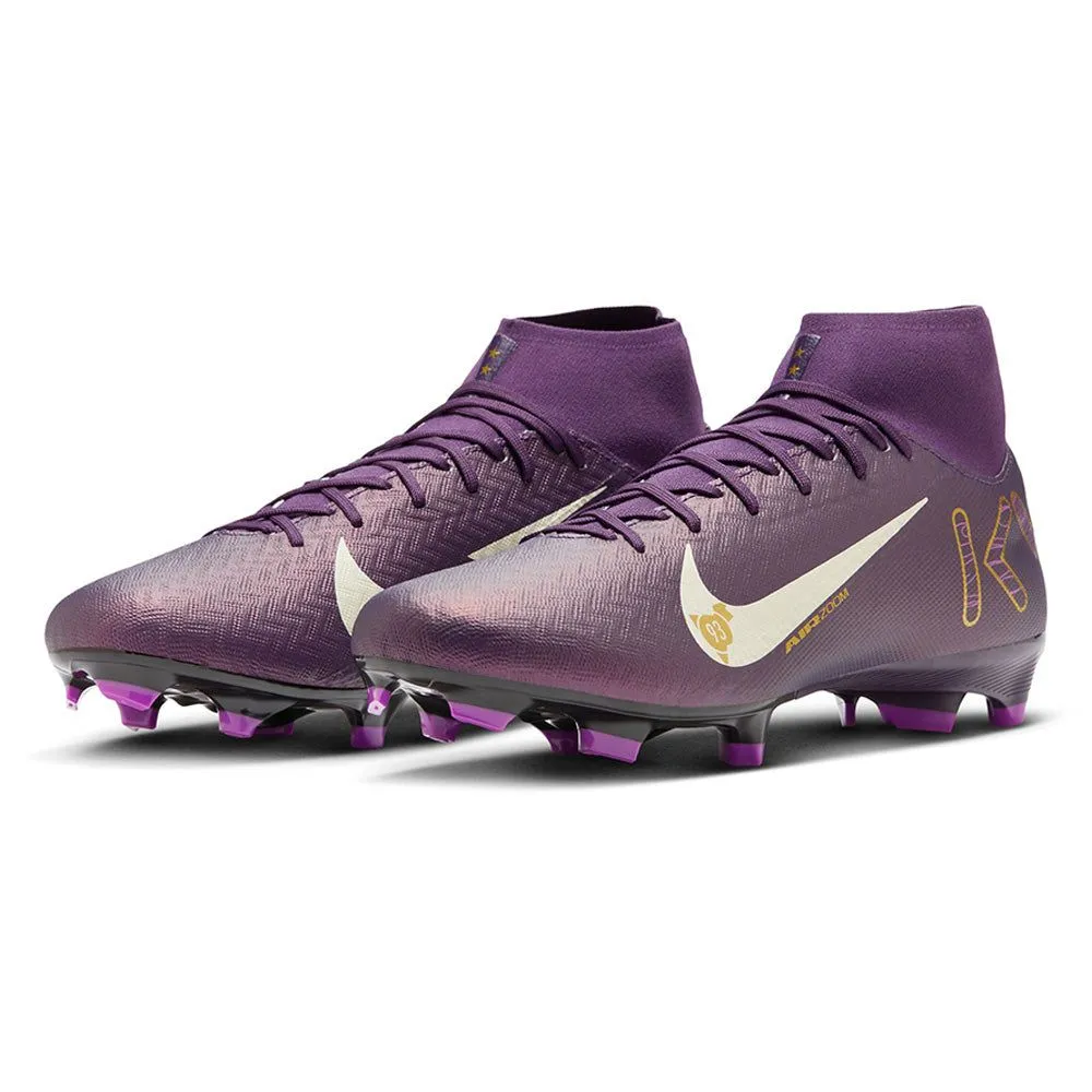 NIKE Mercurial Superfly 10 Academy "Kylian Mbappé" MG Men Football Shoes Purple - NI083SH959EJTH