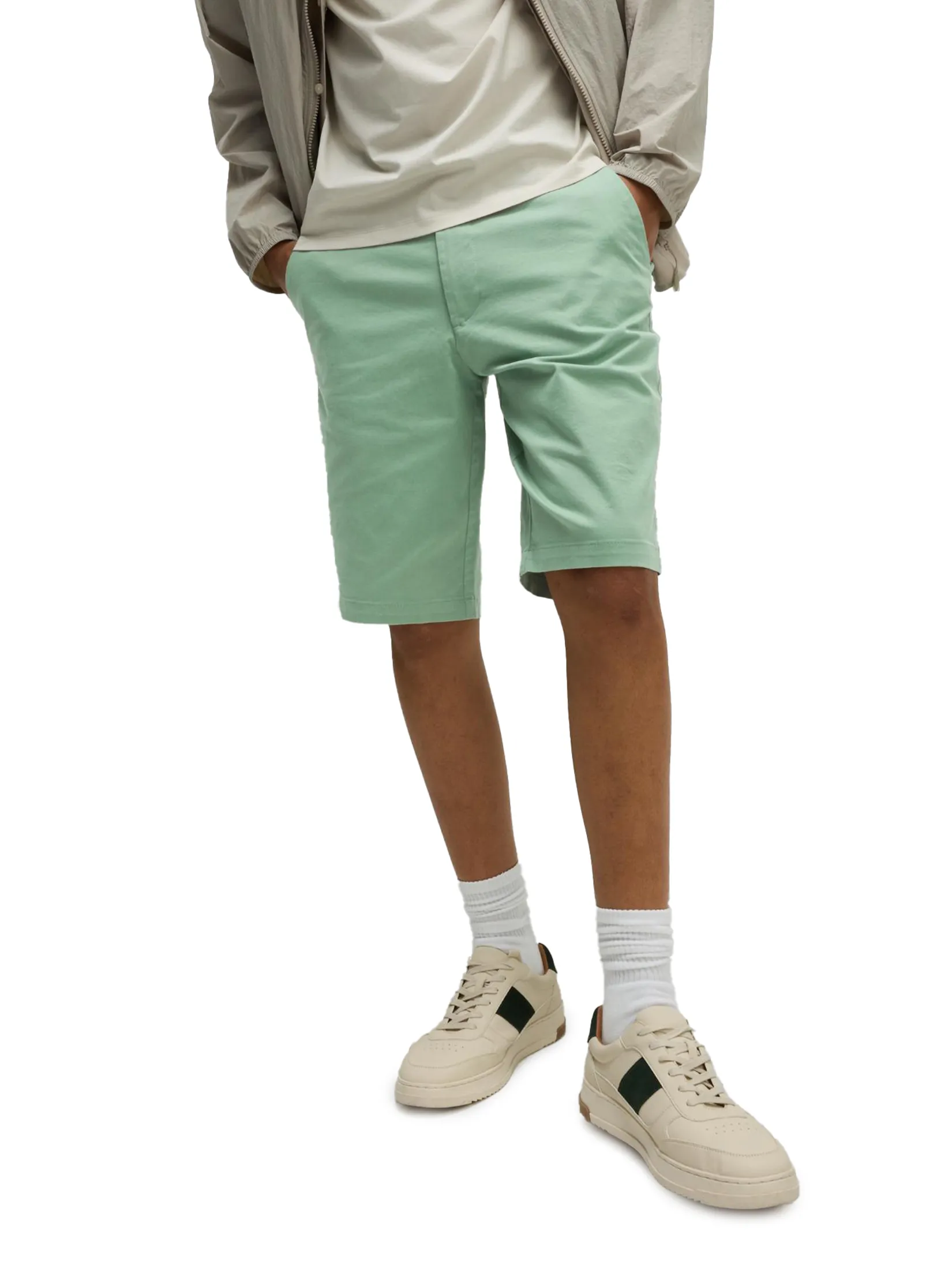 MARKS & SPENCER Men Chino Shorts Regular Fit Stretch