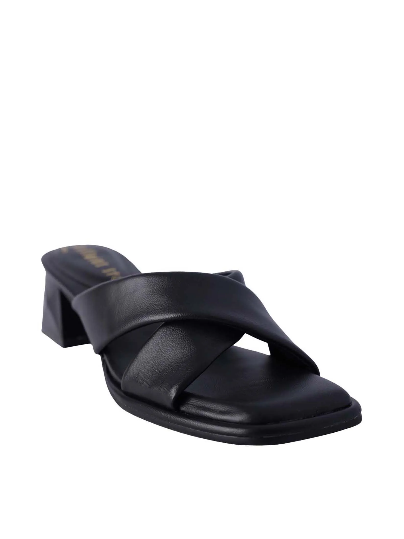 VILLAINS SF LOBELIA Women's Comfort Heeled Sandals BLACK