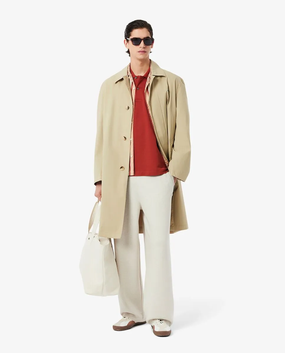 LACOSTE Classic Fit L.12.12 Original Piqu  Polo Shirt Brown