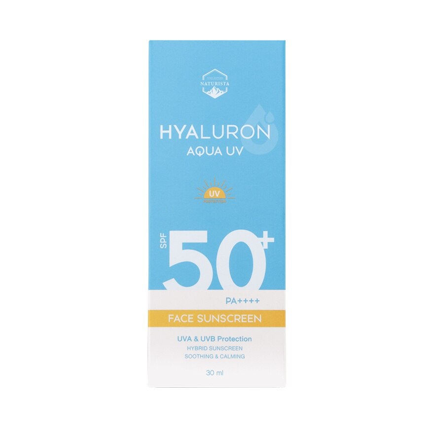 Naturista Hyarulon Aqua UV Face Sunscreen SPF50+ PA++++ 30g.